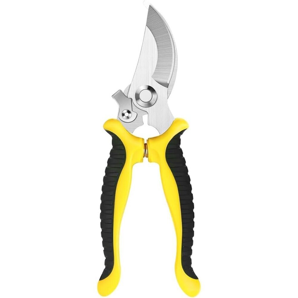 Durable Garden Pruning Shears With Stainless Steel Blades & Ergonomic Design For